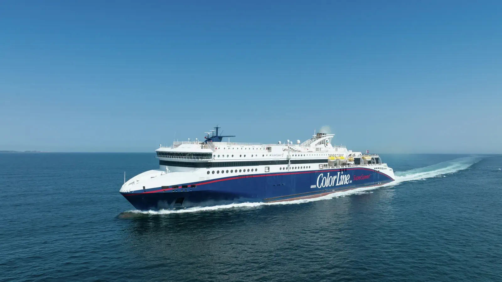 Color Line Färja Superspeed 1 används på sträckan Hirtshals-Kristiansand.