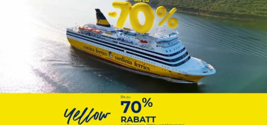 Corsica Ferries Black Friday 2024 - Gul fredag med upp till 70% rabatt