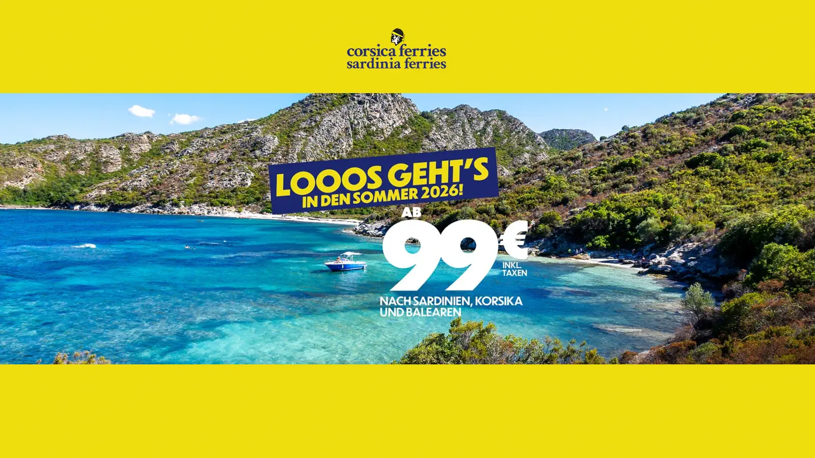 Corsica Ferries bokningsstart och Flex Ticket 2026