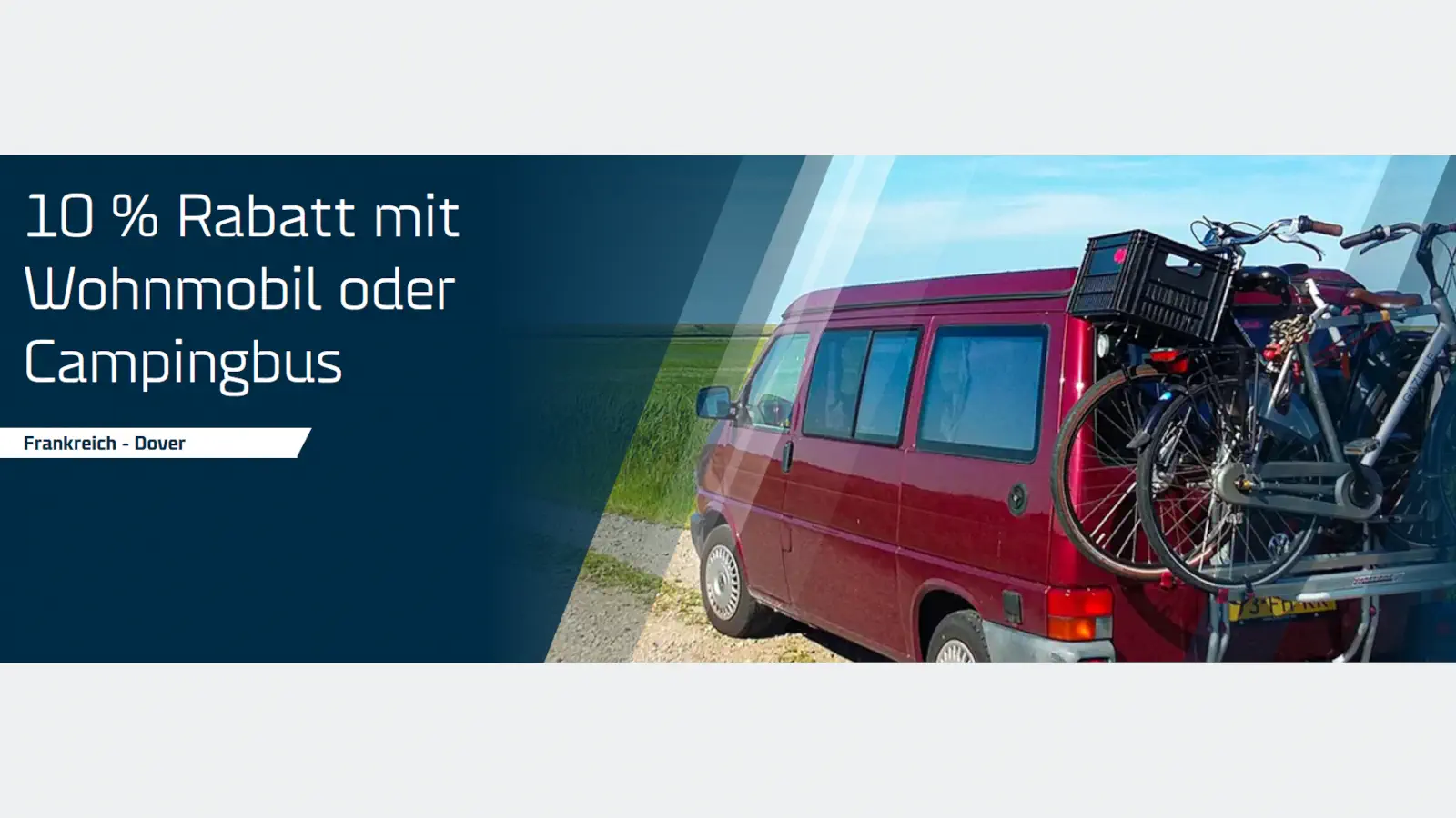 DFDS Camper Rabatt - mit bis zu 10% Rabatt nach England reisen.