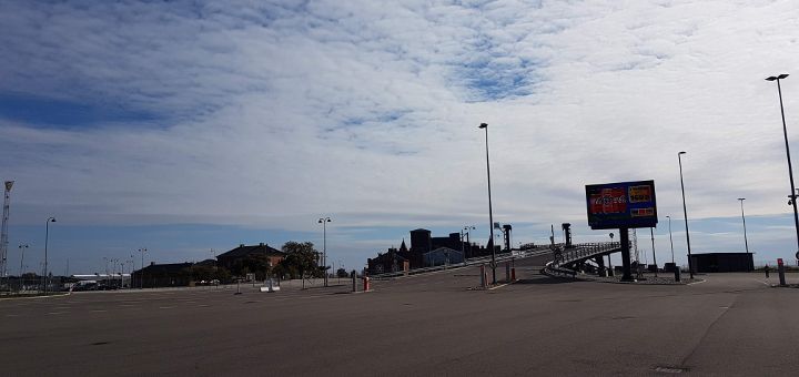 Färjekajen i Gedser (Danmark)