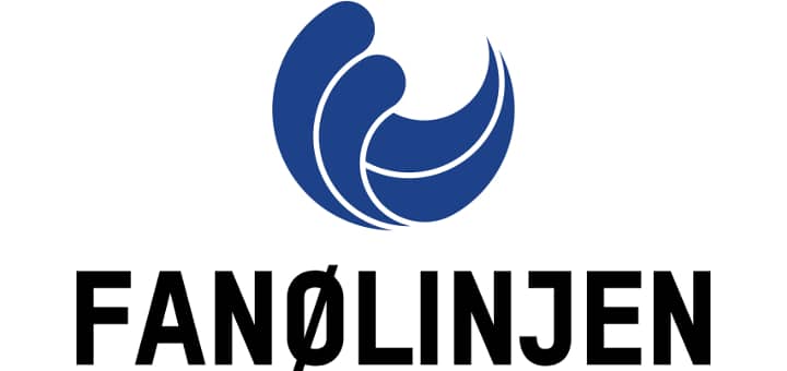 Fanølinjen rederiets logotyp