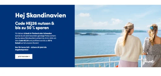 Finnlines Hej 2026 erbjudande om tidig bokning - upp till 55% rabatt