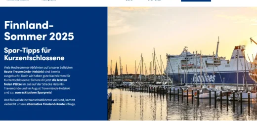 Finnlines Sommerangebot 2025