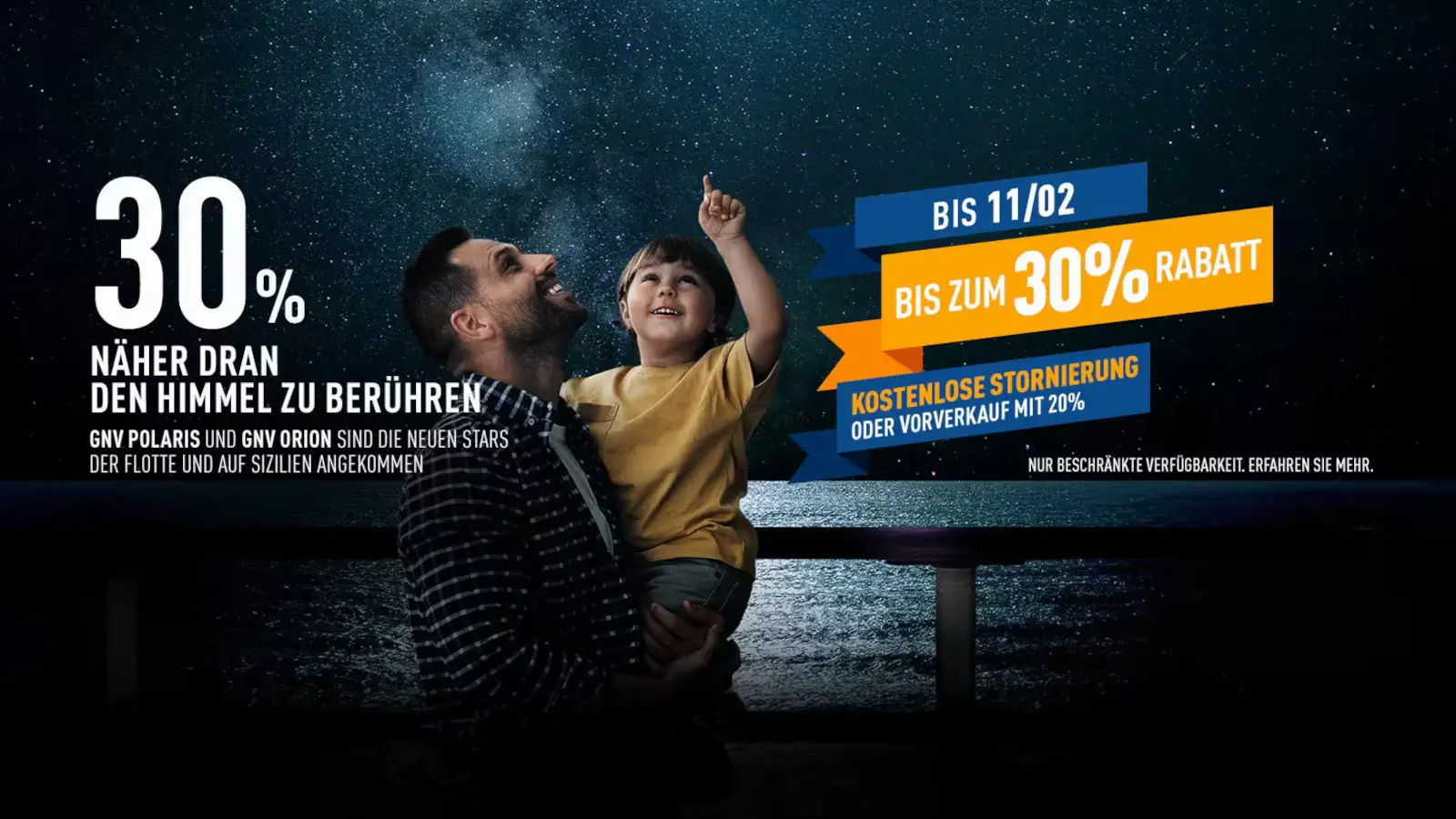 GNV Early bird-erbjudande med 30% rabatt