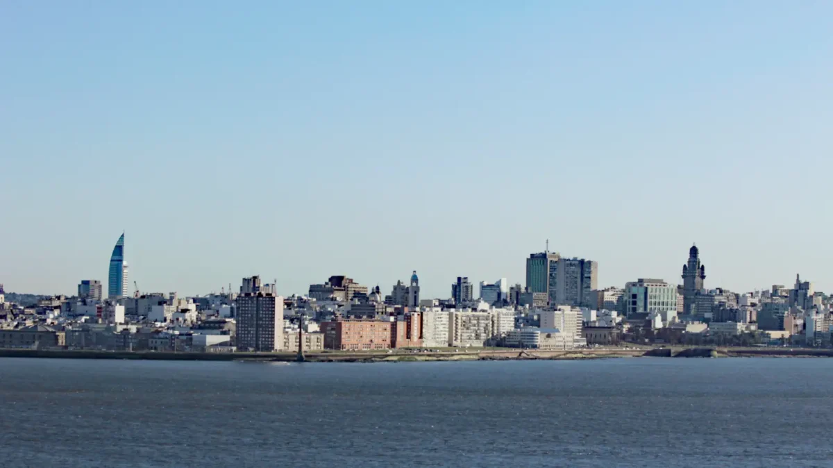 Hamnstaden Montevideo i Uruguay.