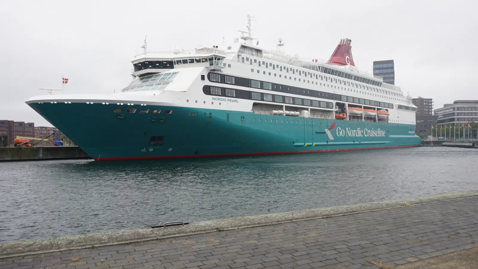 Kryssningsfärjan Nordic Pearl från Go Nordic Cruiseline i Köpenhamn.