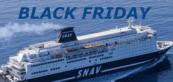 SNAV Black Friday 2022 med 50% rabatt på färjebiljetter